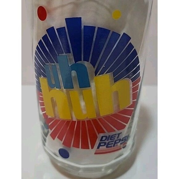 10 Vintage Diet Pepsi Uh Huh You Got The Right One Baby Ray Charles Glasses Set - Picture 7 of 9
